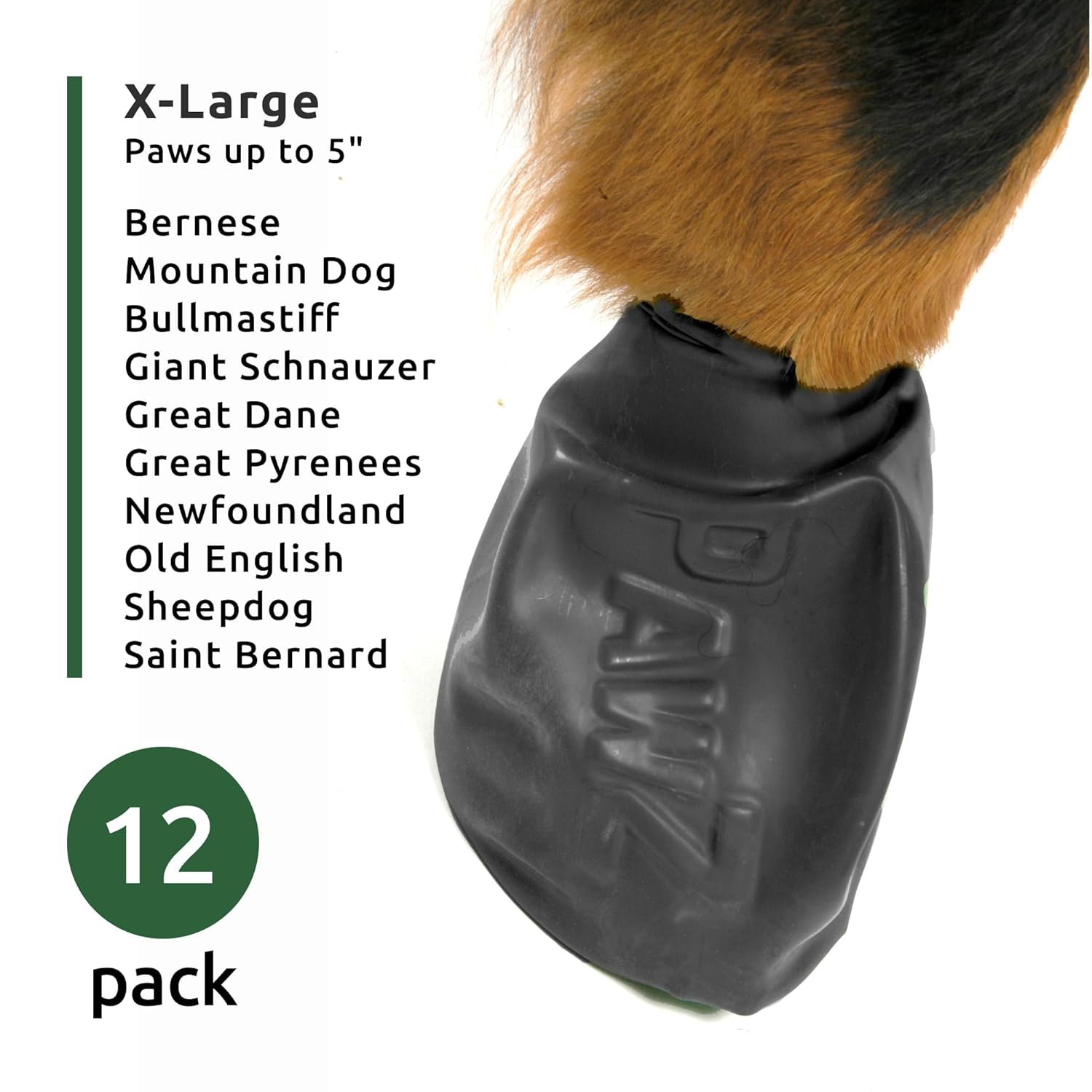 PROTEX PAWZ LARGE BLACK