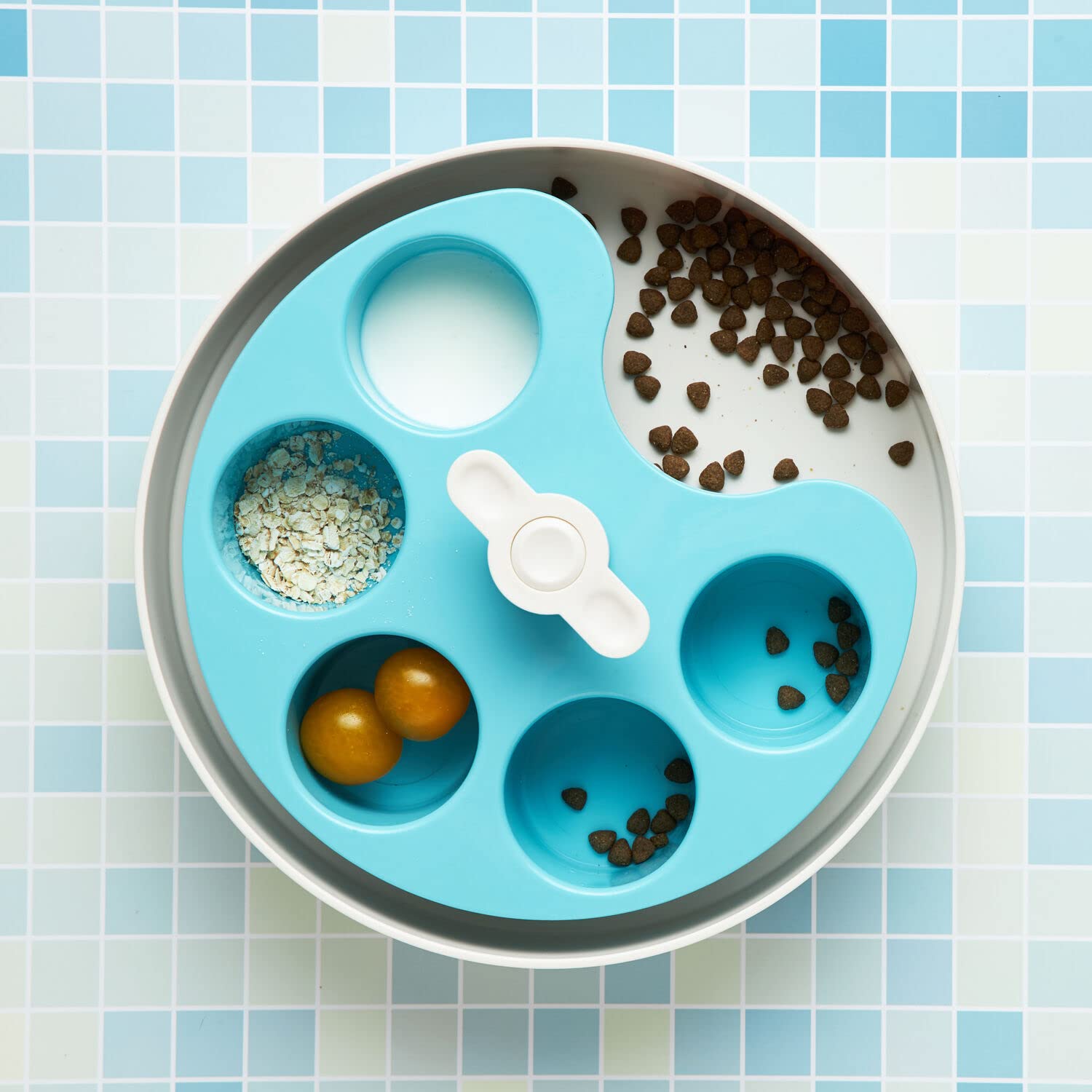 PW PDH SPIN INTERACTIVE FEEDER PALETTE BLUE MEDIUM