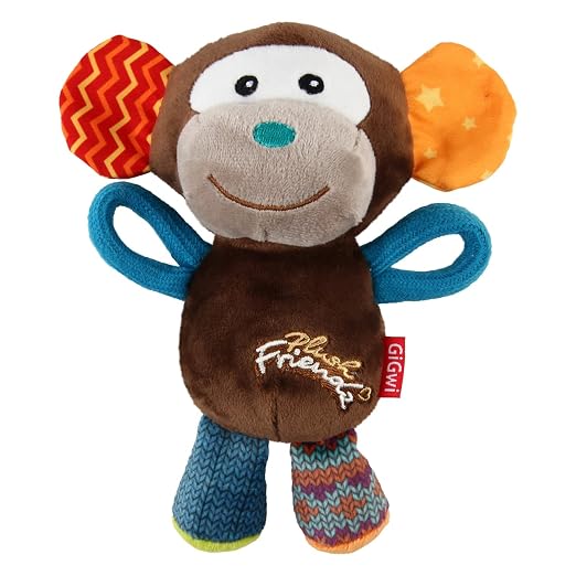 GIGWI PLUSH FRIENDZ MONKEY S M