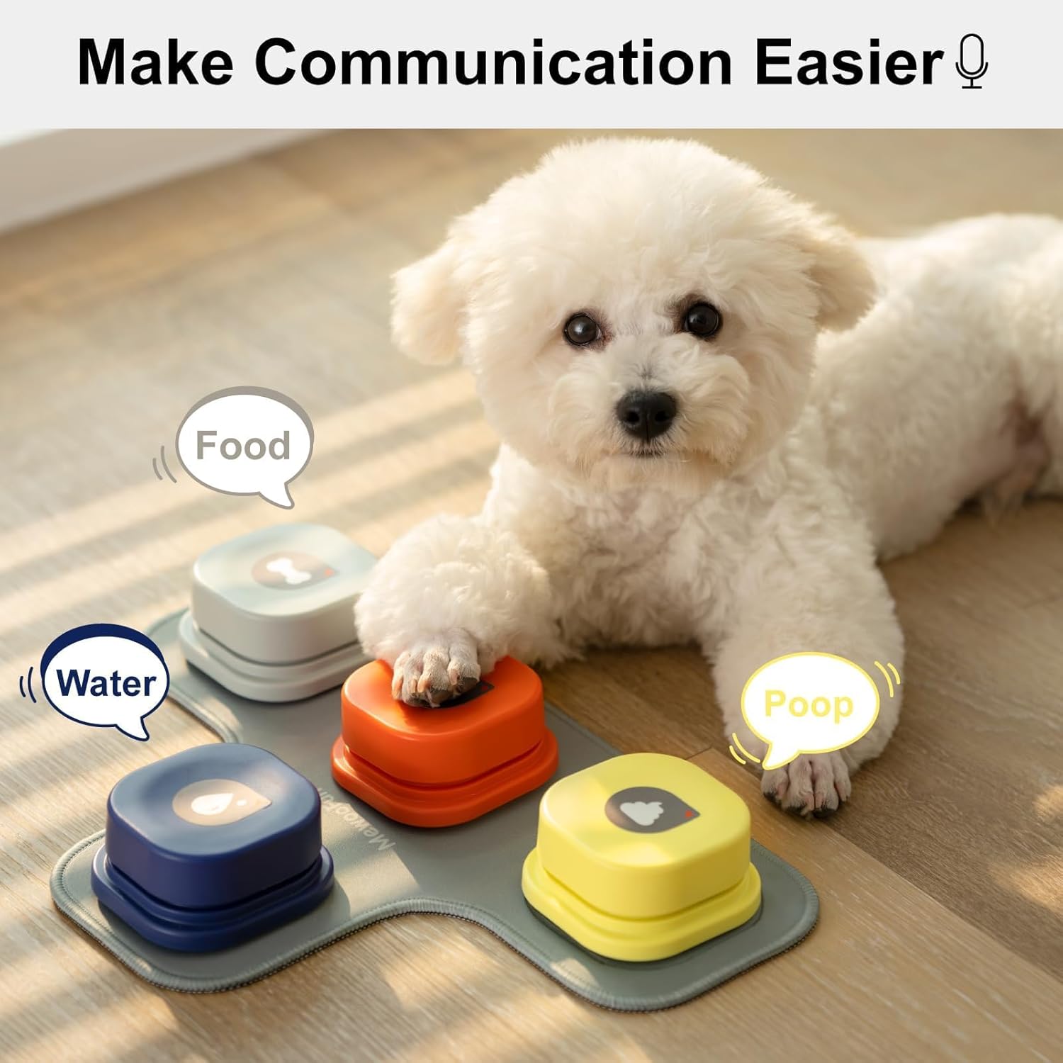 PW MEWOOFUN SET 4 RECORDABLE PET  BUZZERS