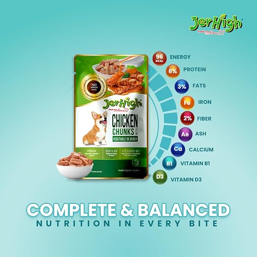 JERHIGH GRAVY CHICKEN VEGETABLE 120G