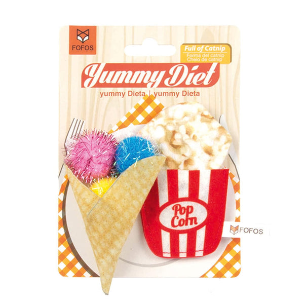 BARKBUTLER FOFOS YUMMY DIETPOPCORN AND CONE