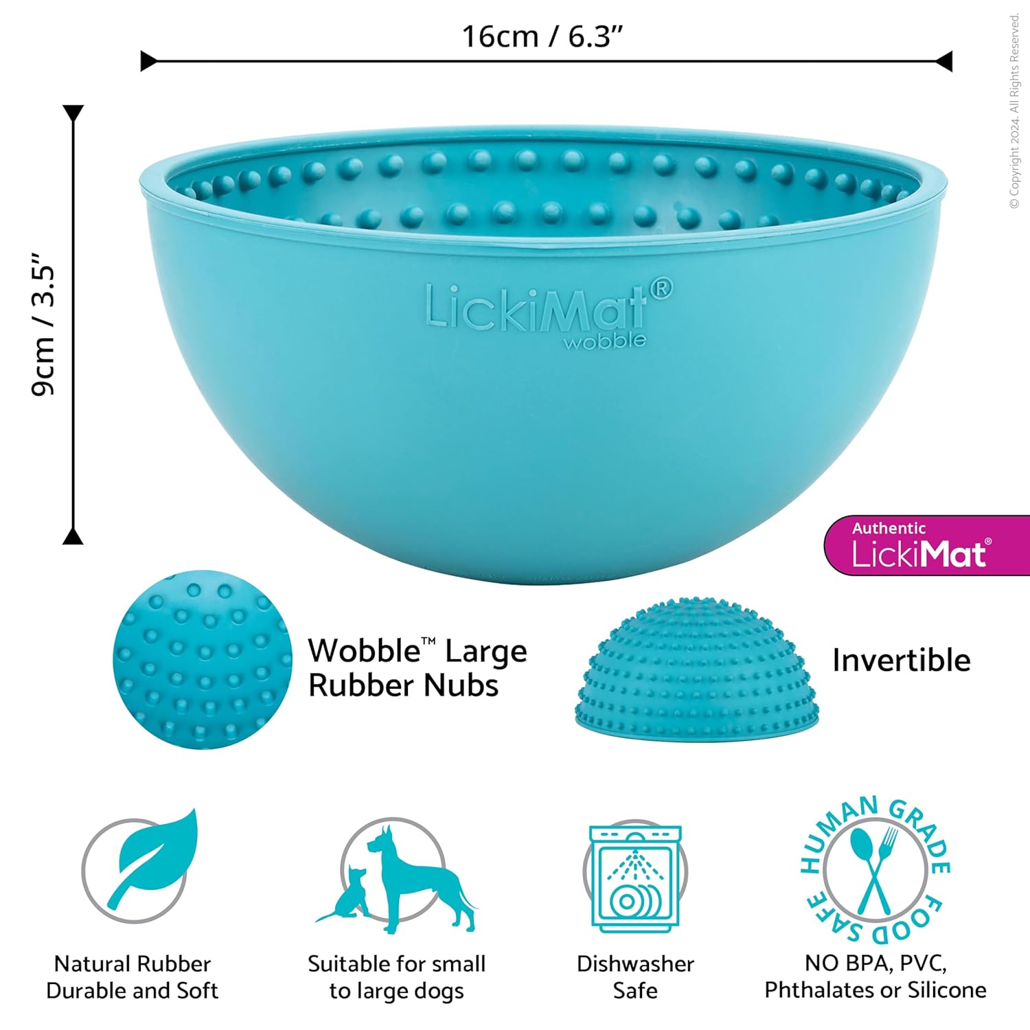 LICKIMAT UFO TURQUOISE