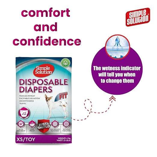 SIMPLE SOLUTION DISPOSABLE DIAPERS SMALL