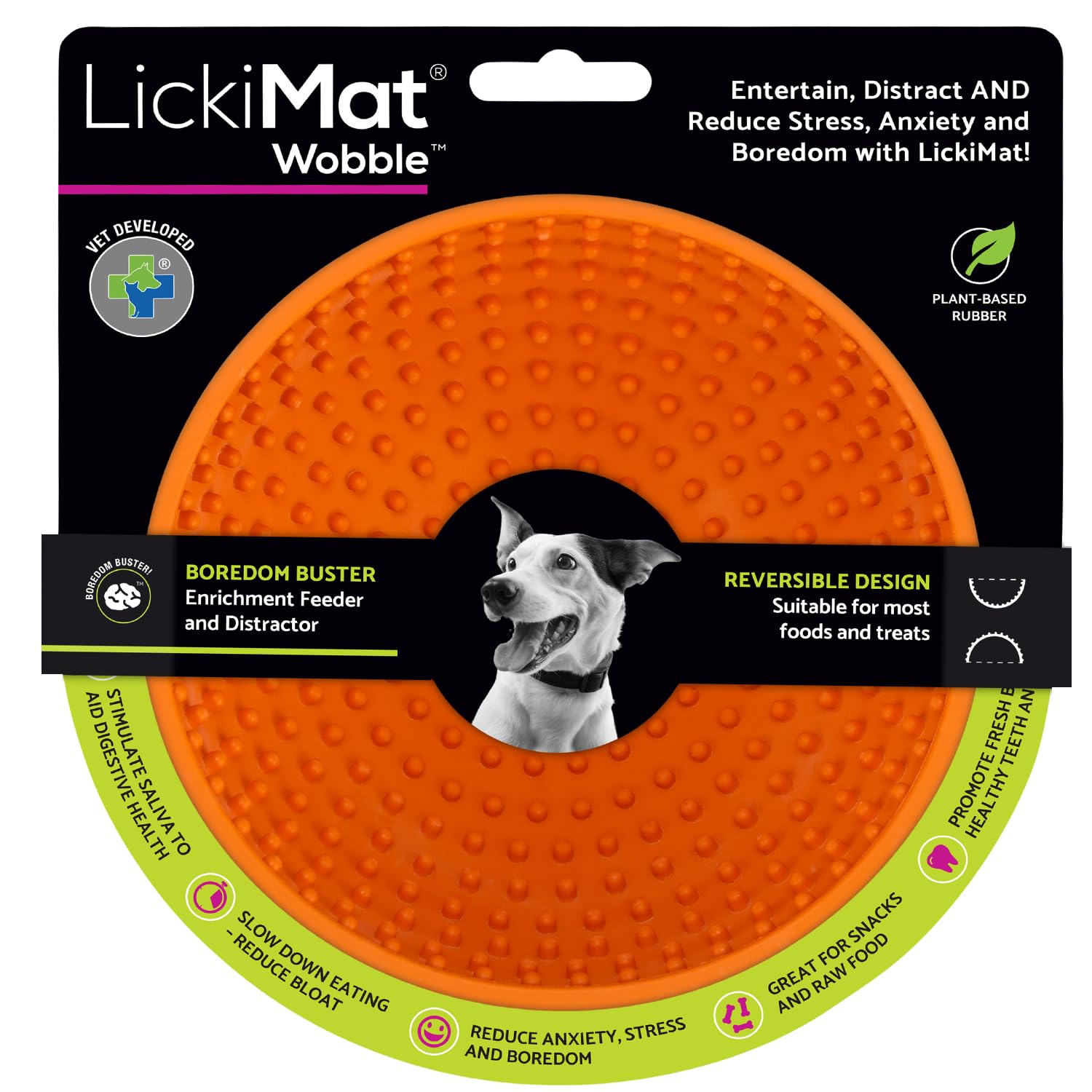 LICKIMAT WOBBLE ORANGE