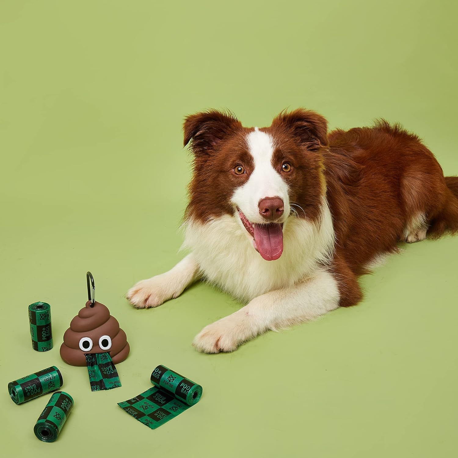 BARKBUTLER FOFOS POOP BAG SETS(34 BAGS WITH ONE DISPENSER)