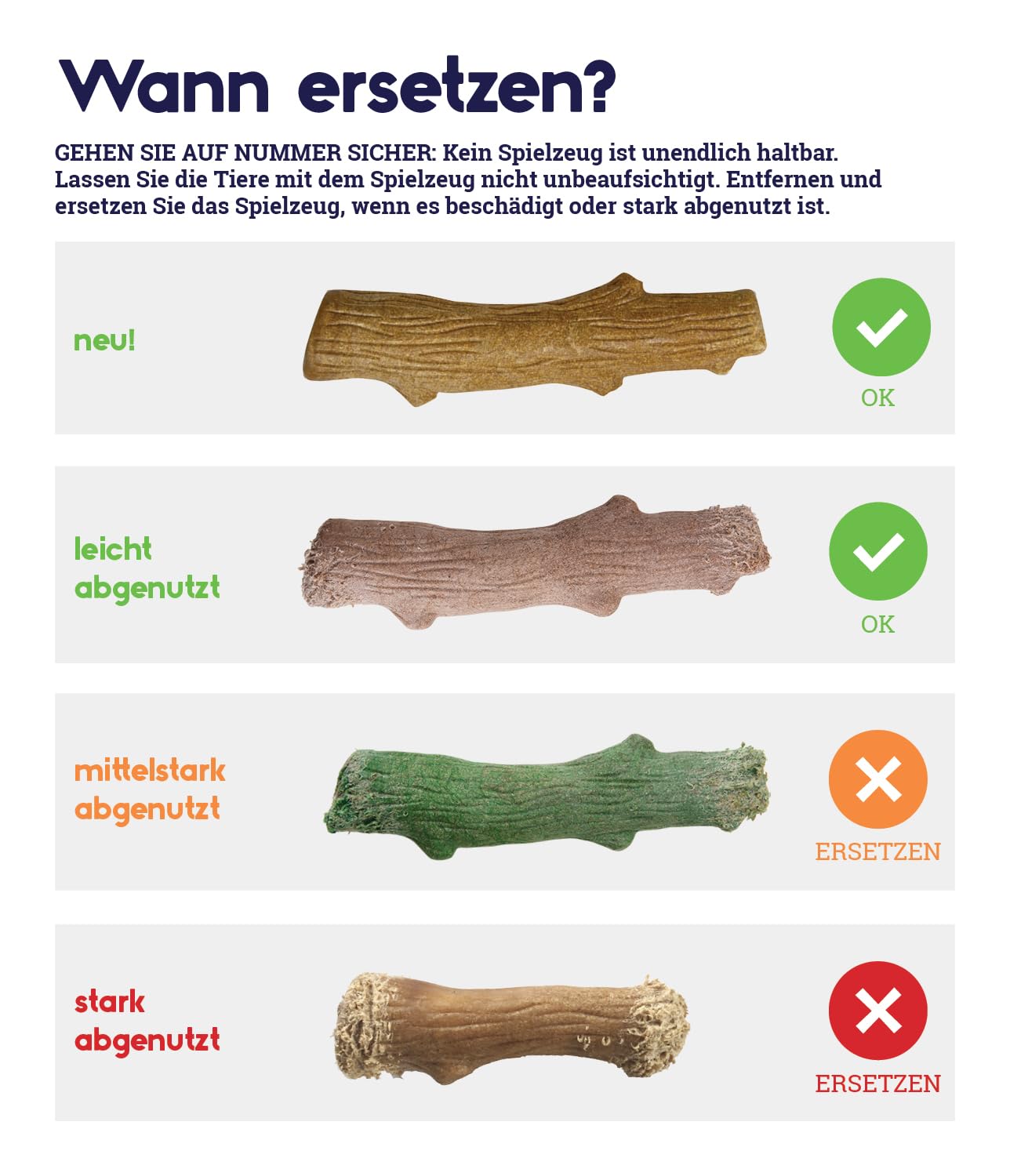 LIVER BRANCH DOG CHEW TOY LARGE 20X6 CM BROWN