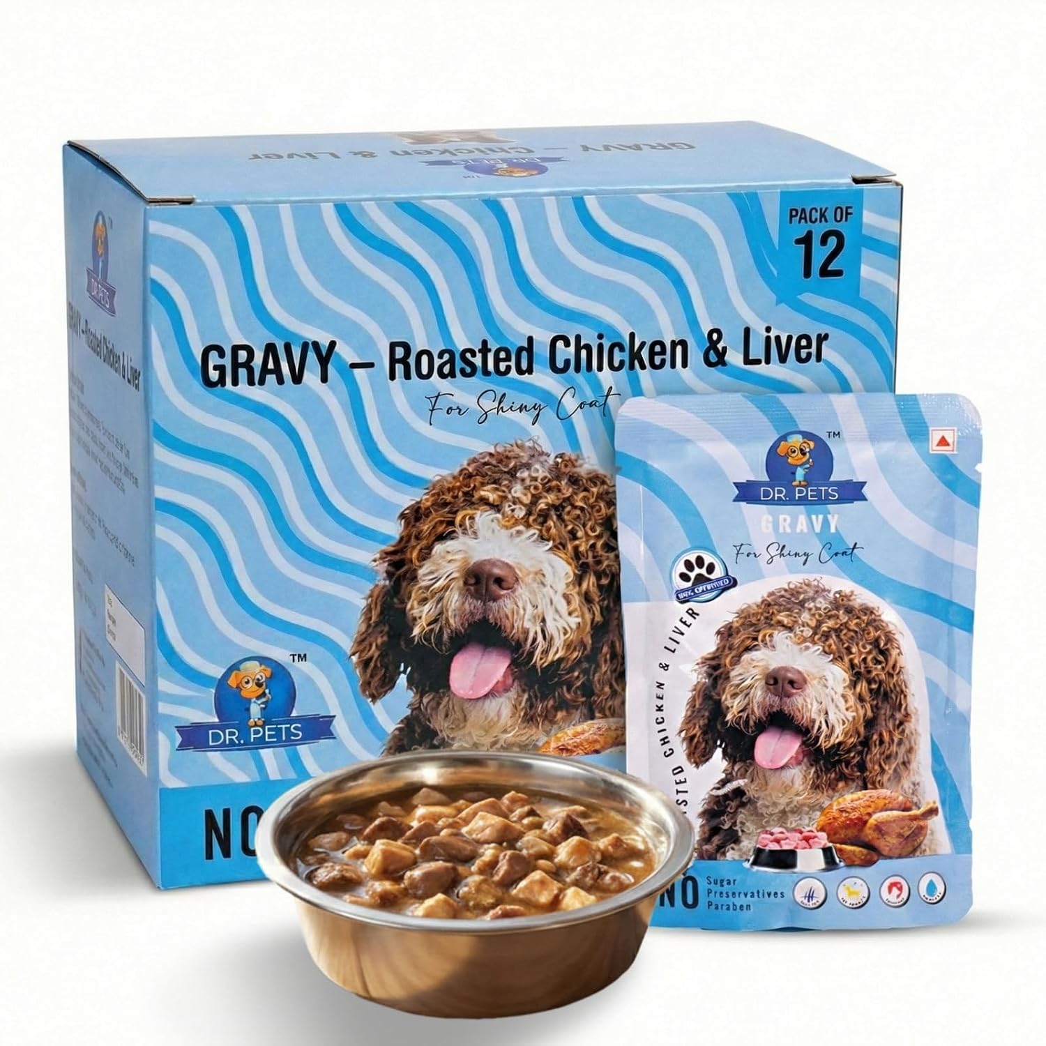 DR PET GRAVY ROSTED CHICKEN LIVER 85G