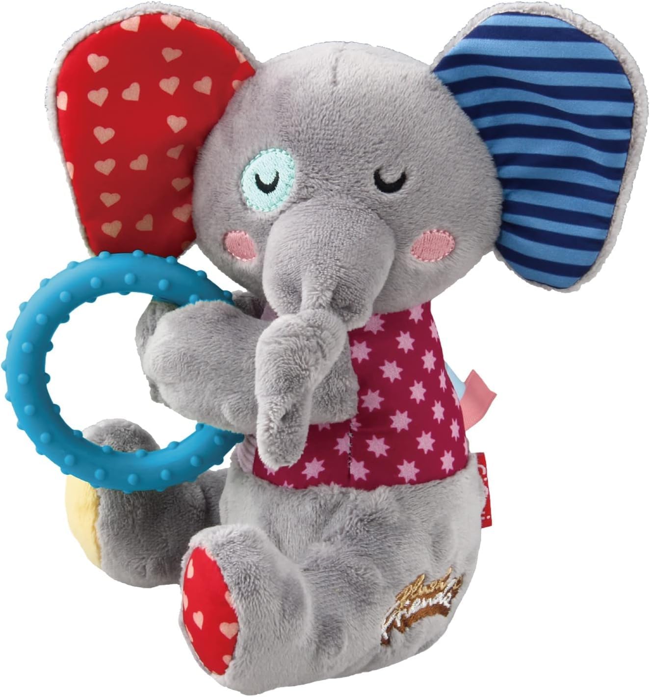 GIGWI PLUSH FRIENDZ RING ELEPHANT M