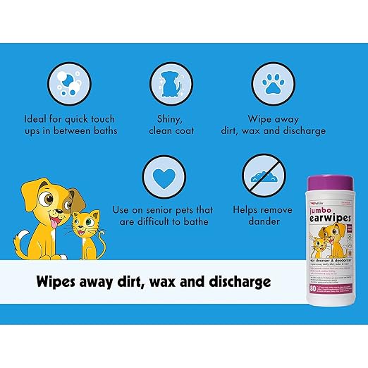 PETKIN EAR WIPES 30 PCS