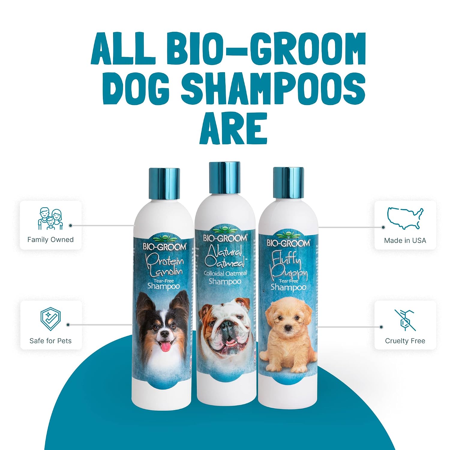 BIO GROOM NATURAL OATMEAL SOOTHING SHAMPOO 355ML