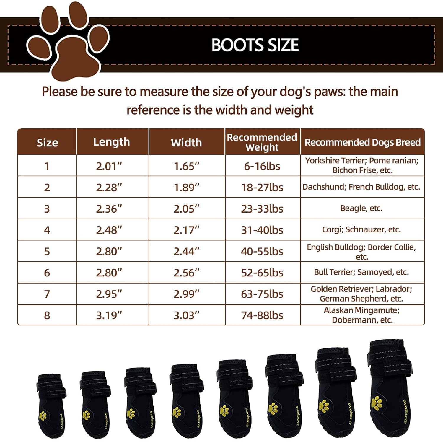 TRUELOVE PET BOOTS SIZE 8 BLACK