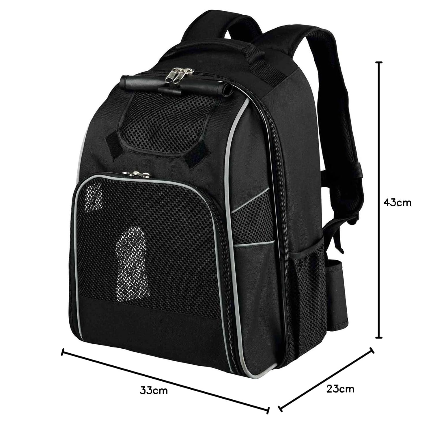 WILLIAM BACKPACK 33X43X23CM BLACK