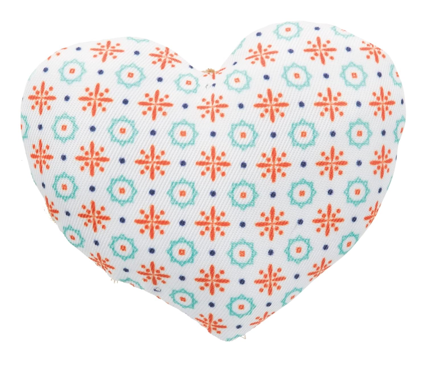 HEART JUTE FABRIC CATNIP 8 CM