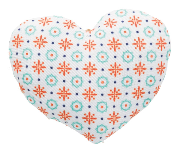 HEART JUTE FABRIC CATNIP 8 CM