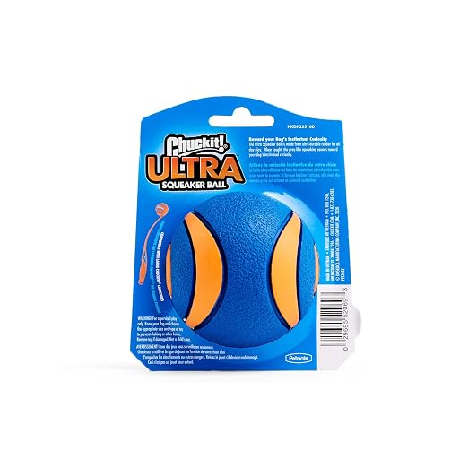 CHUCKIT ULTRA SQUEAKER BALL LARGE 1PK