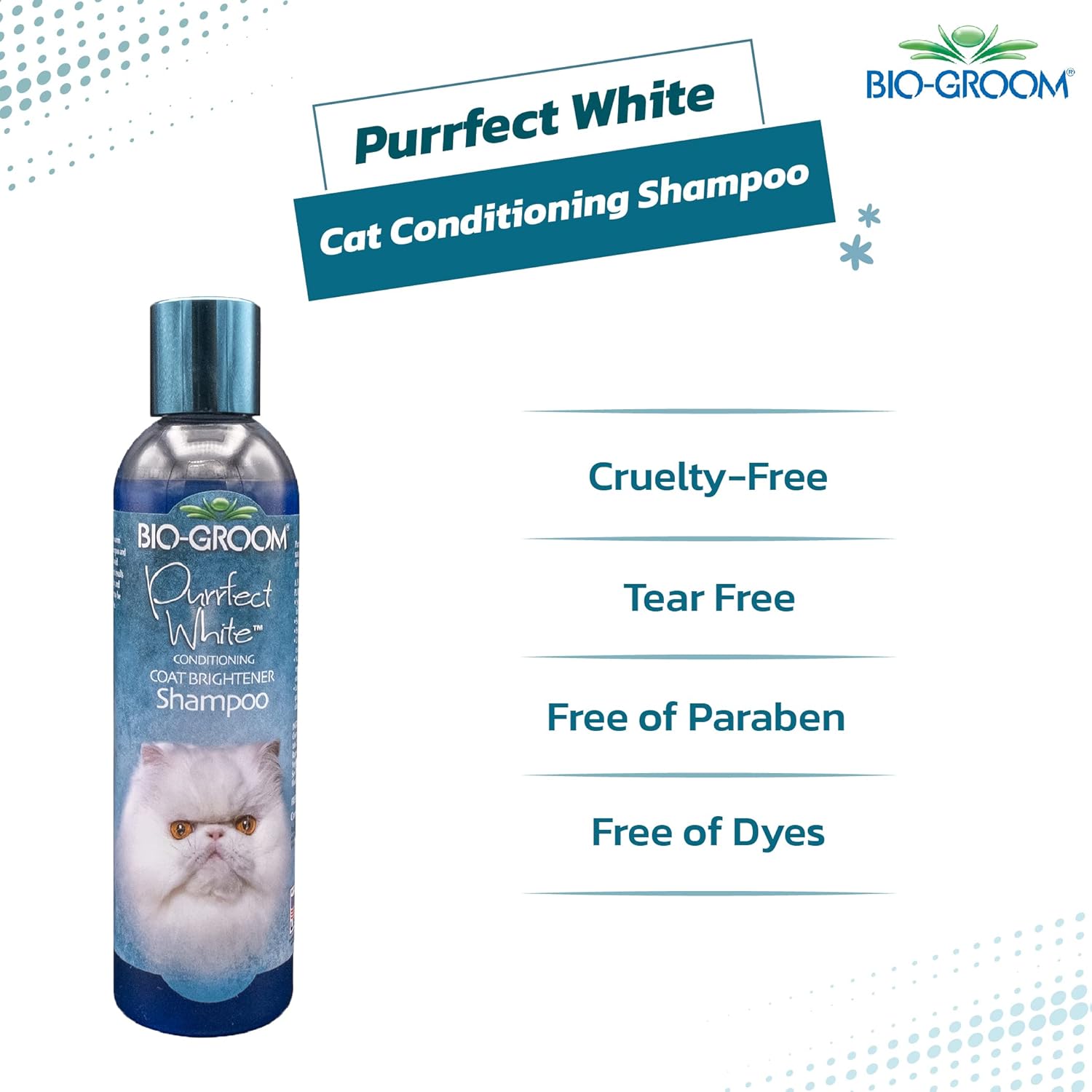 PURRFECT WHITE CAT CONDITIONING SHAMPOO 236 ML