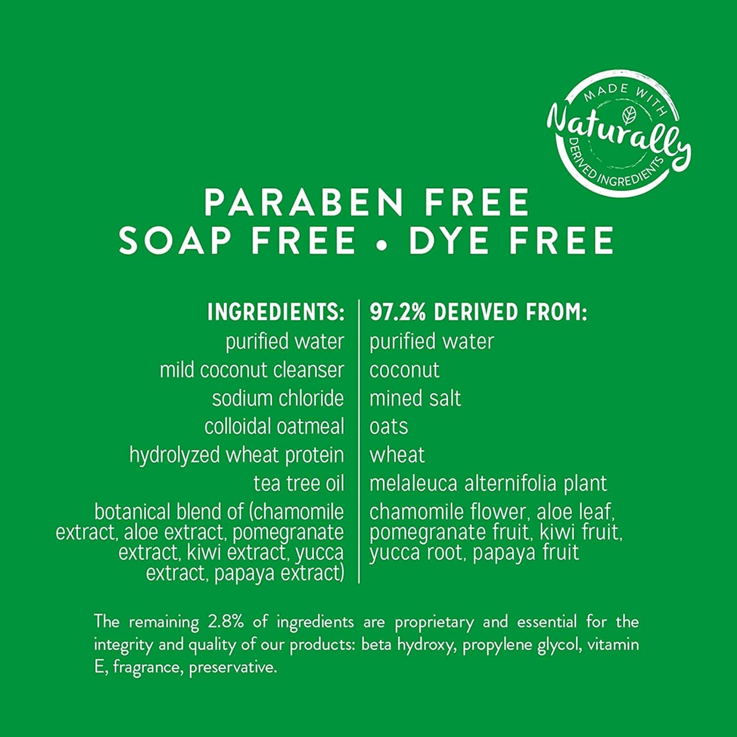 OATMEAL AND TEA TREE SHAMPOO 355 ML