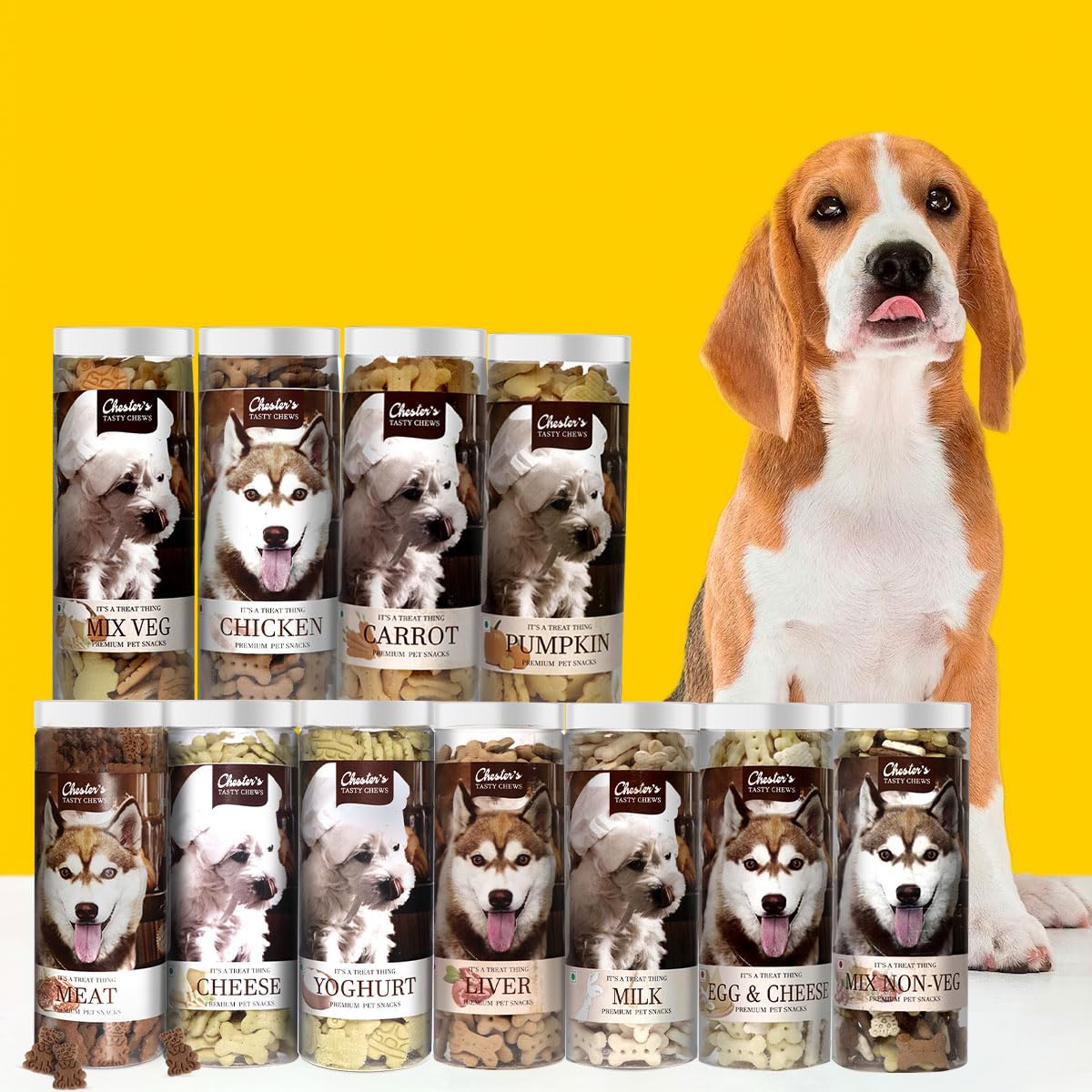 CHESTER CARROT BISCUIT JAR 700G