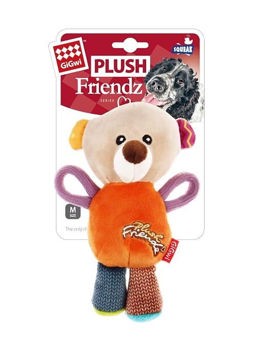 GIGWI PLUSH FRIENDS BEAR S M