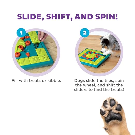 OUTWARD HOUND NINA OTTOSSON WOBBLE BOWL INTERACTIVE TREAT PUZZLE 29X29 CM