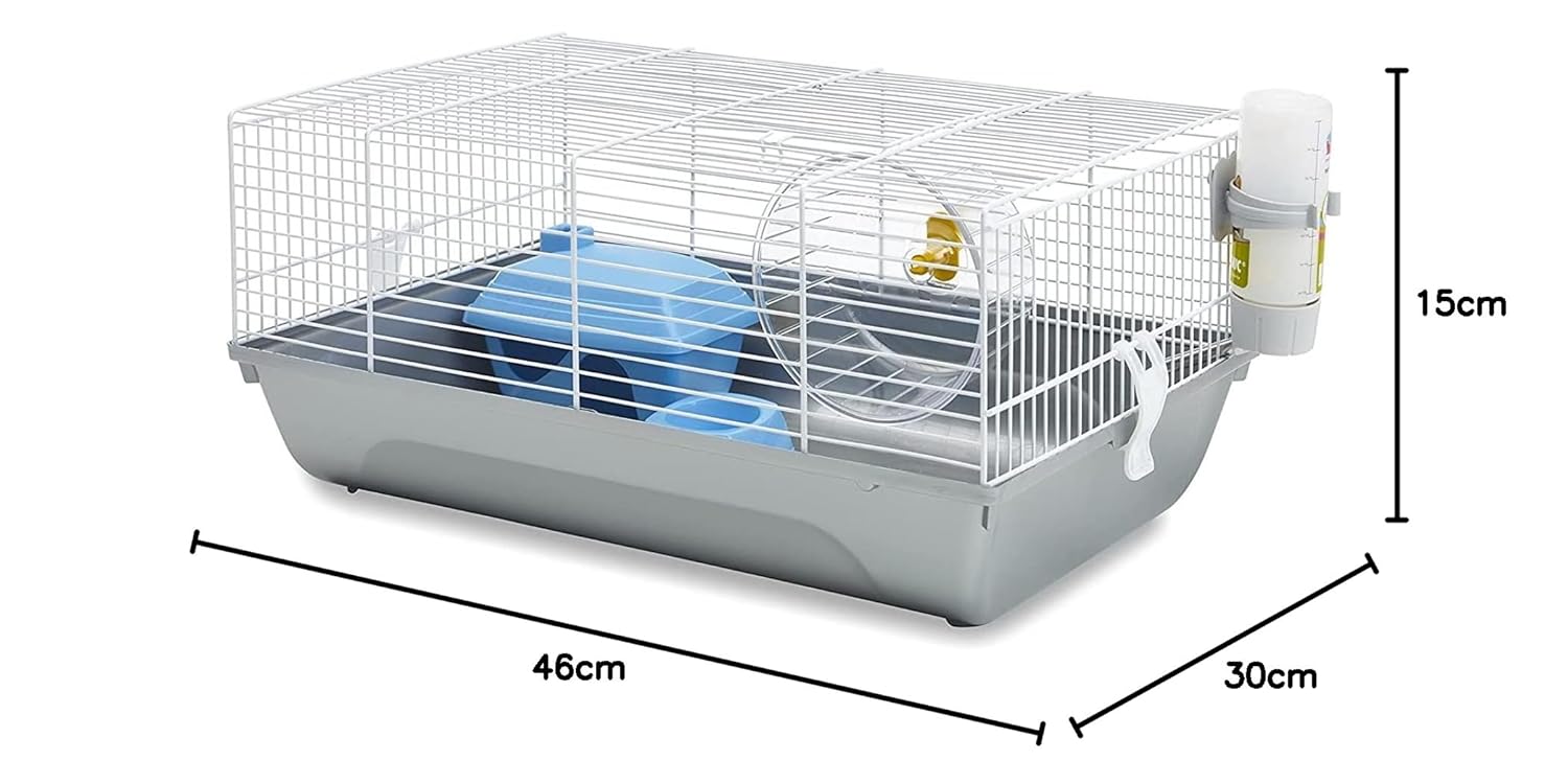 MARTHA HAMSTER AND GUNIEA PIGS CAGE 19X12X8 INCHES