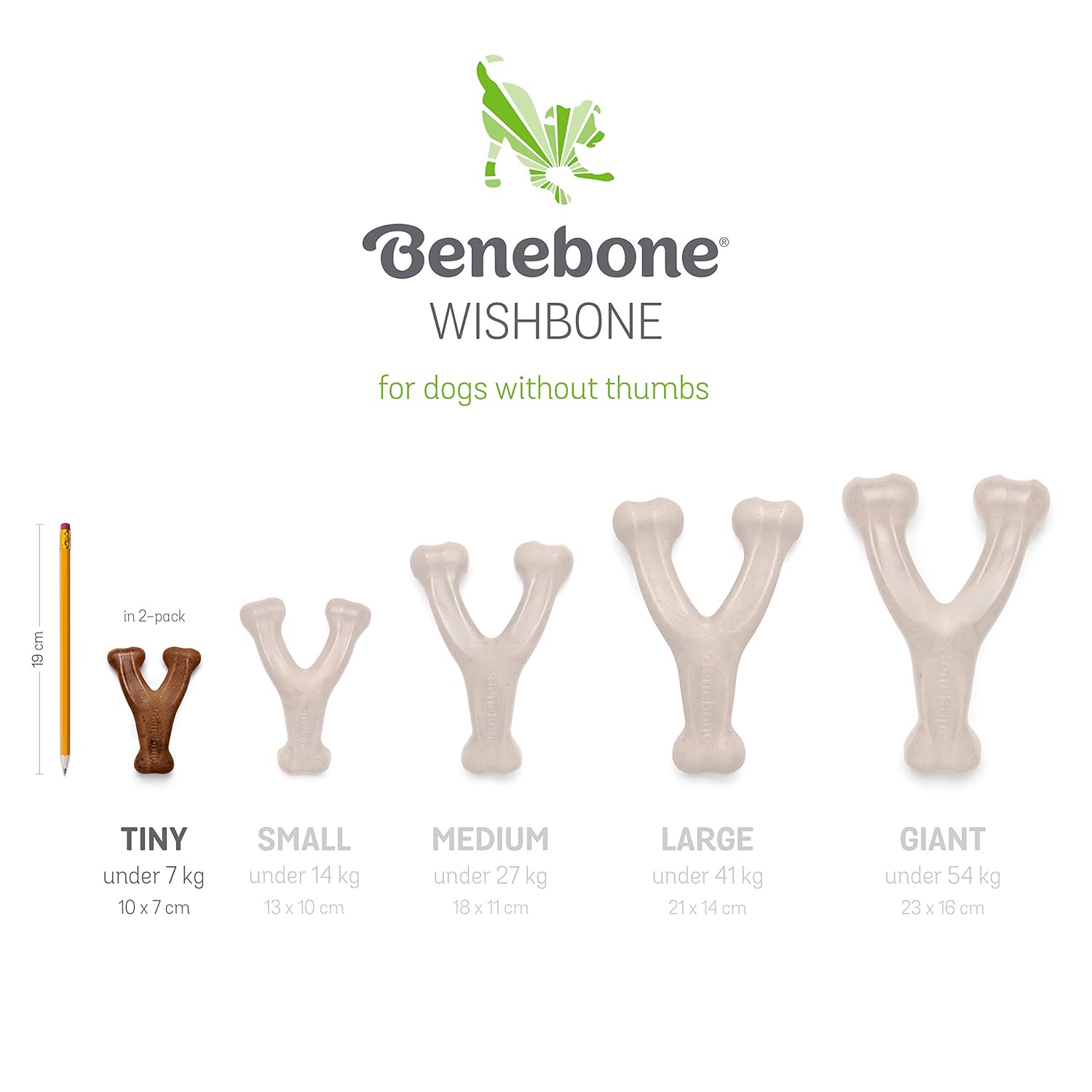 PW BENEBONE 2 PACK DENTAL CHEW WISHBONE BACON TINY