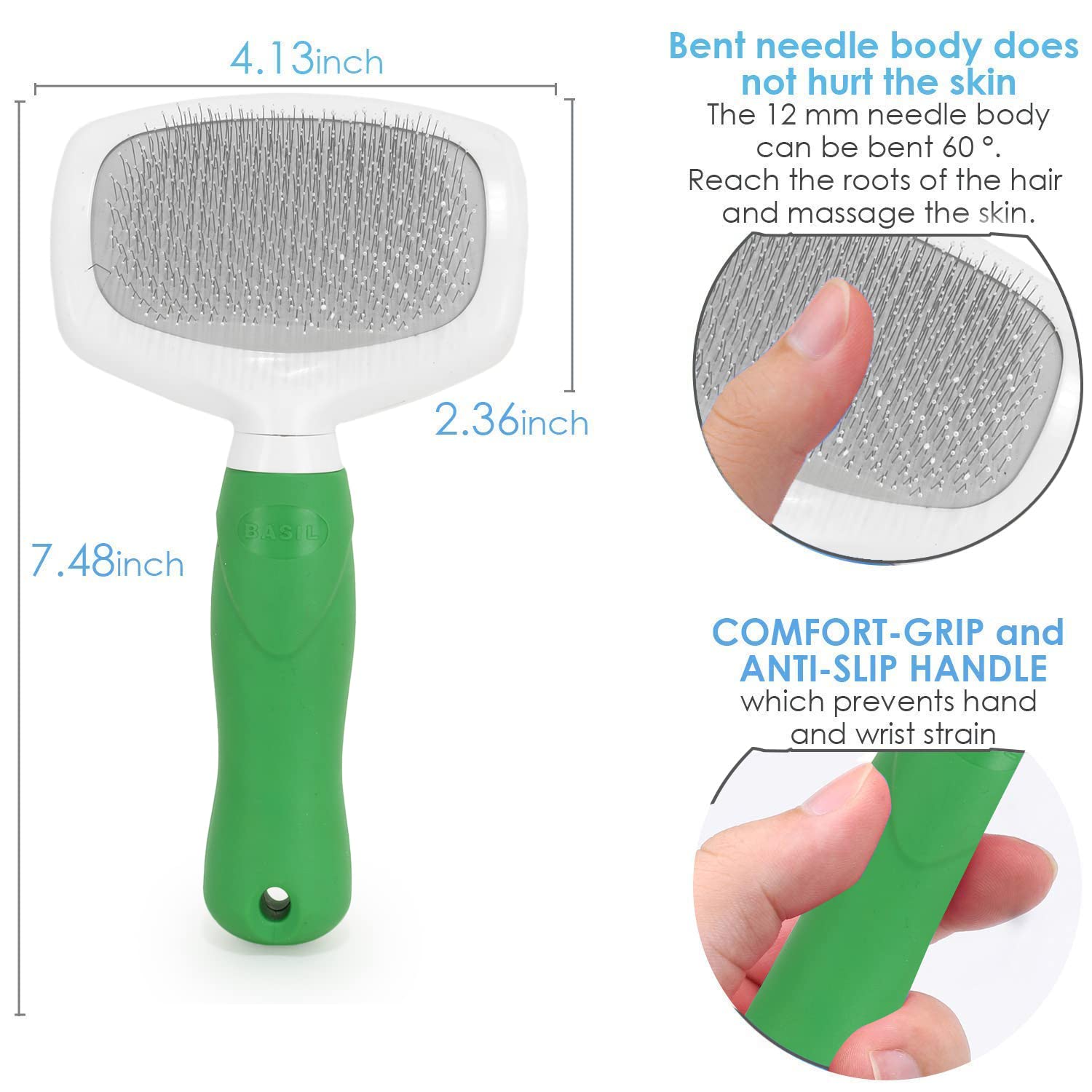 BASIL COMB SLICKER AUTO LARGE