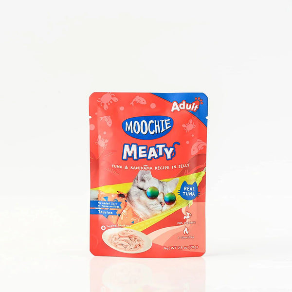 MOOCHIE MEATY ADULT TUNA AND KANIKAMA 70G