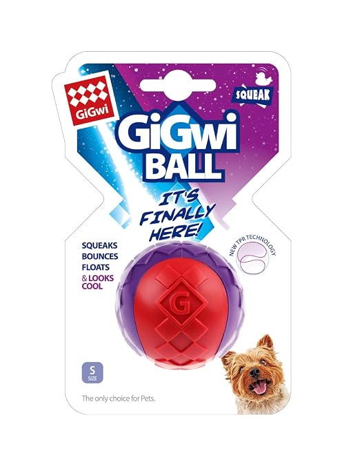 GIGWI BALL RED SMALL