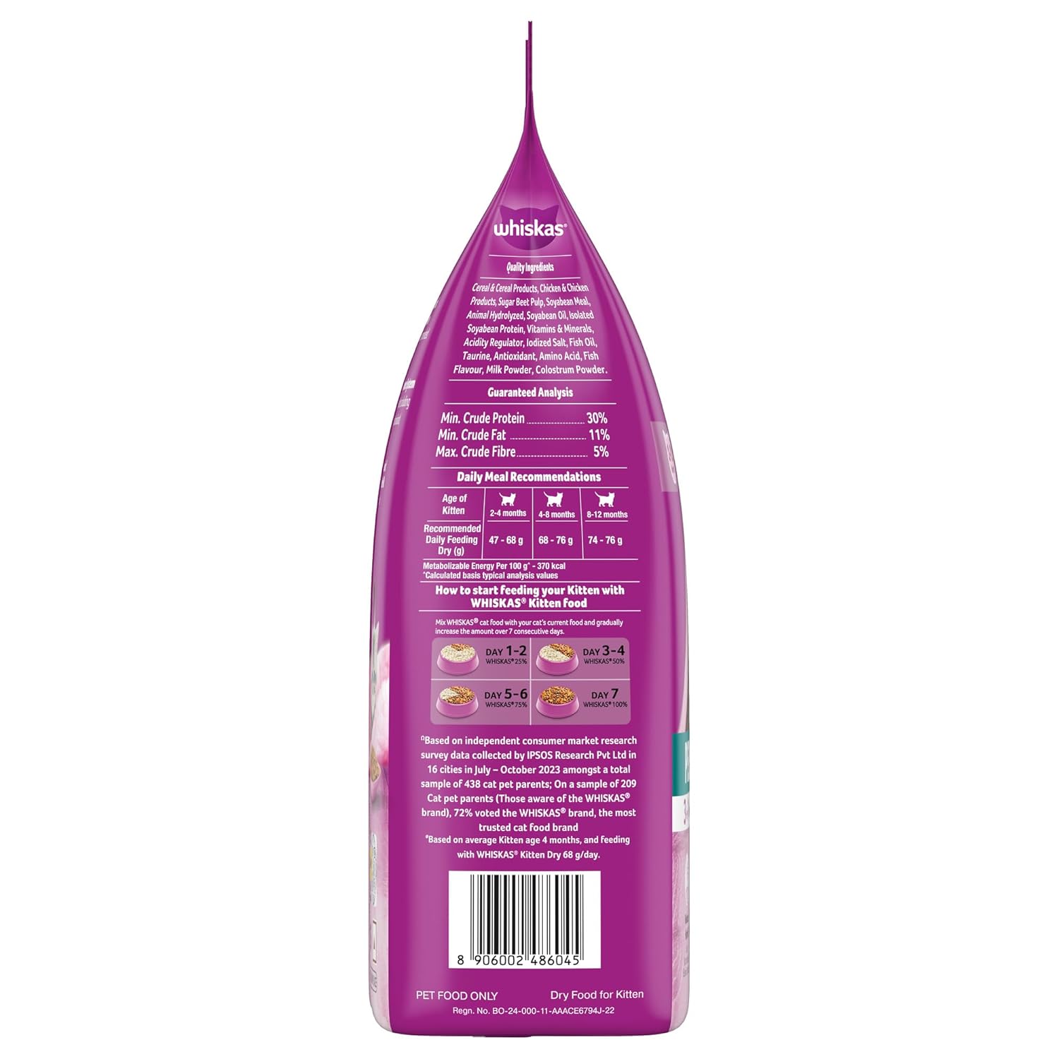 WHISKAS ADULT PERSIAN 1.1KG