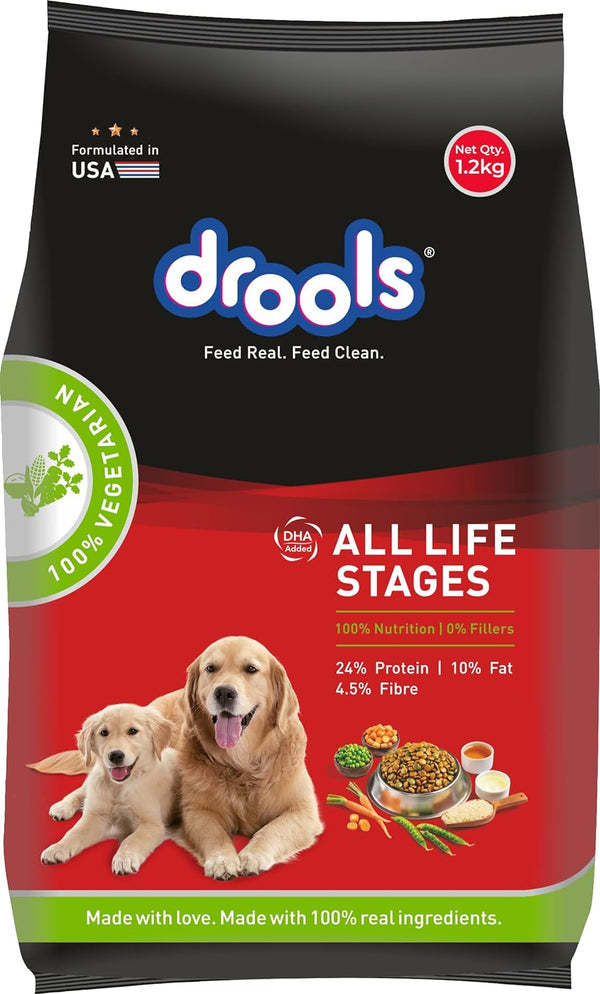 DROOLS ADULT 100 PERC. VEG 1.2KG