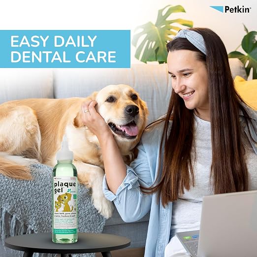 PETKIN PLAQUE GEL  120 ML SPEARMINT