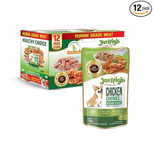 JERHIGH GRAVY CHICKEN VEGETABLE 120G