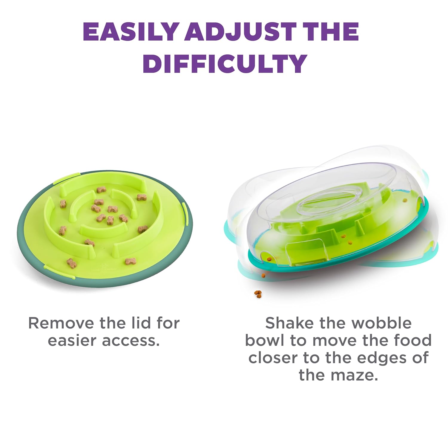 WOBBLE BOWL INTERACTIVE TREAT PUZZLE 29X29 CM