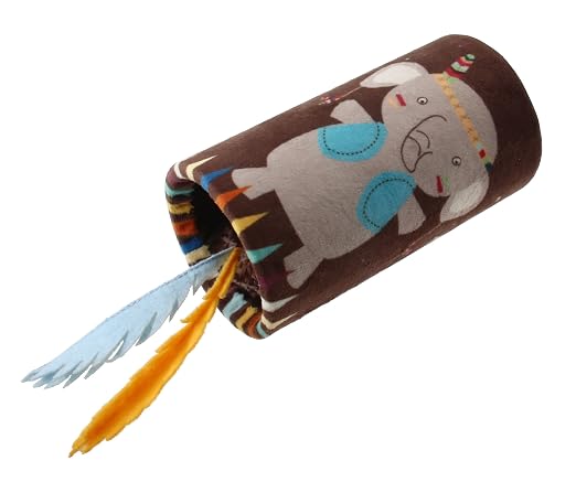 GIGWI HAPPY INDIANS MELODY CHASER ELEPHANT W MOTION ACTIVATED SOUND CHIP
