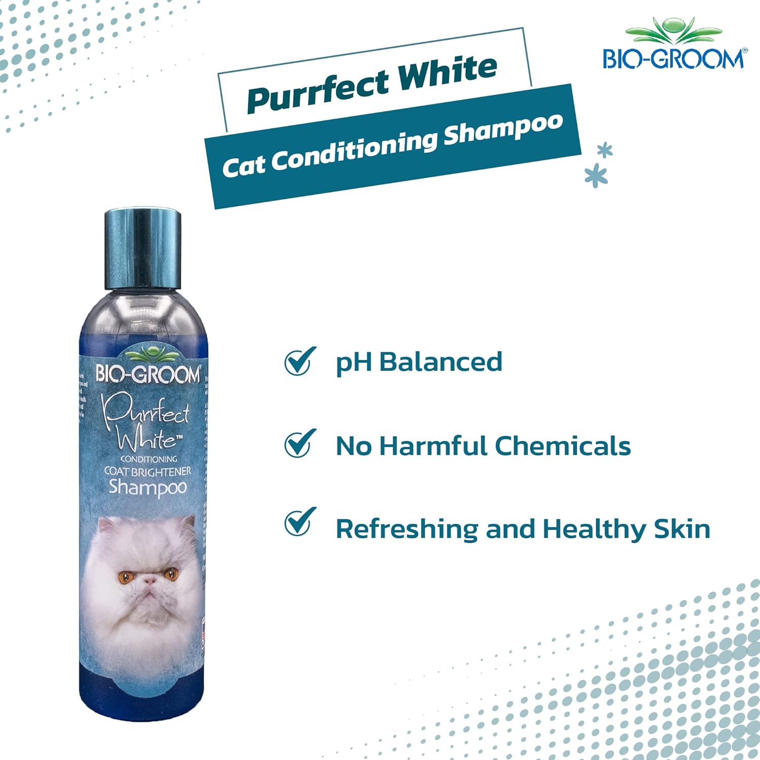 PURRFECT WHITE CAT CONDITIONING SHAMPOO 236 ML