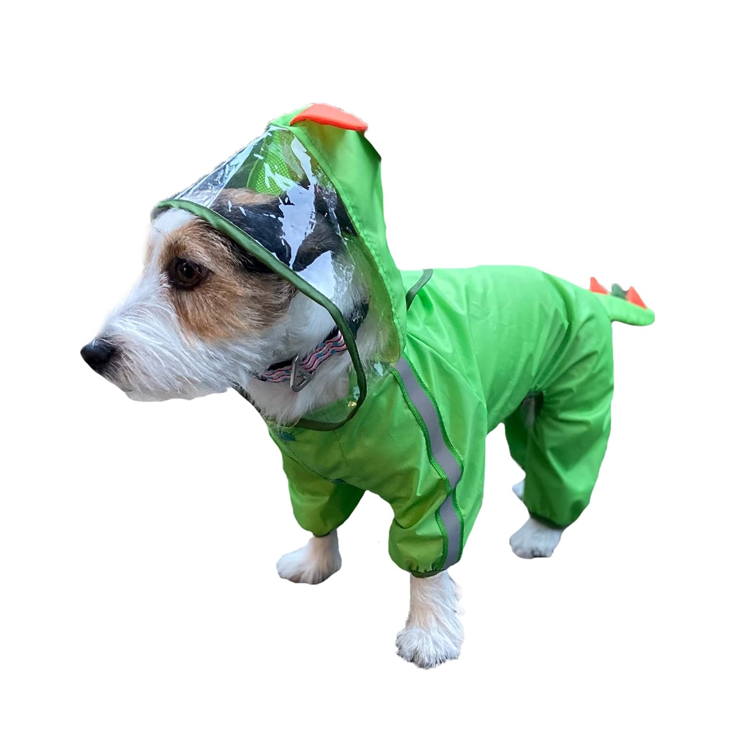BARKBUTLER FOFOS PET RAINCOAT DINOSAUR M 32CM