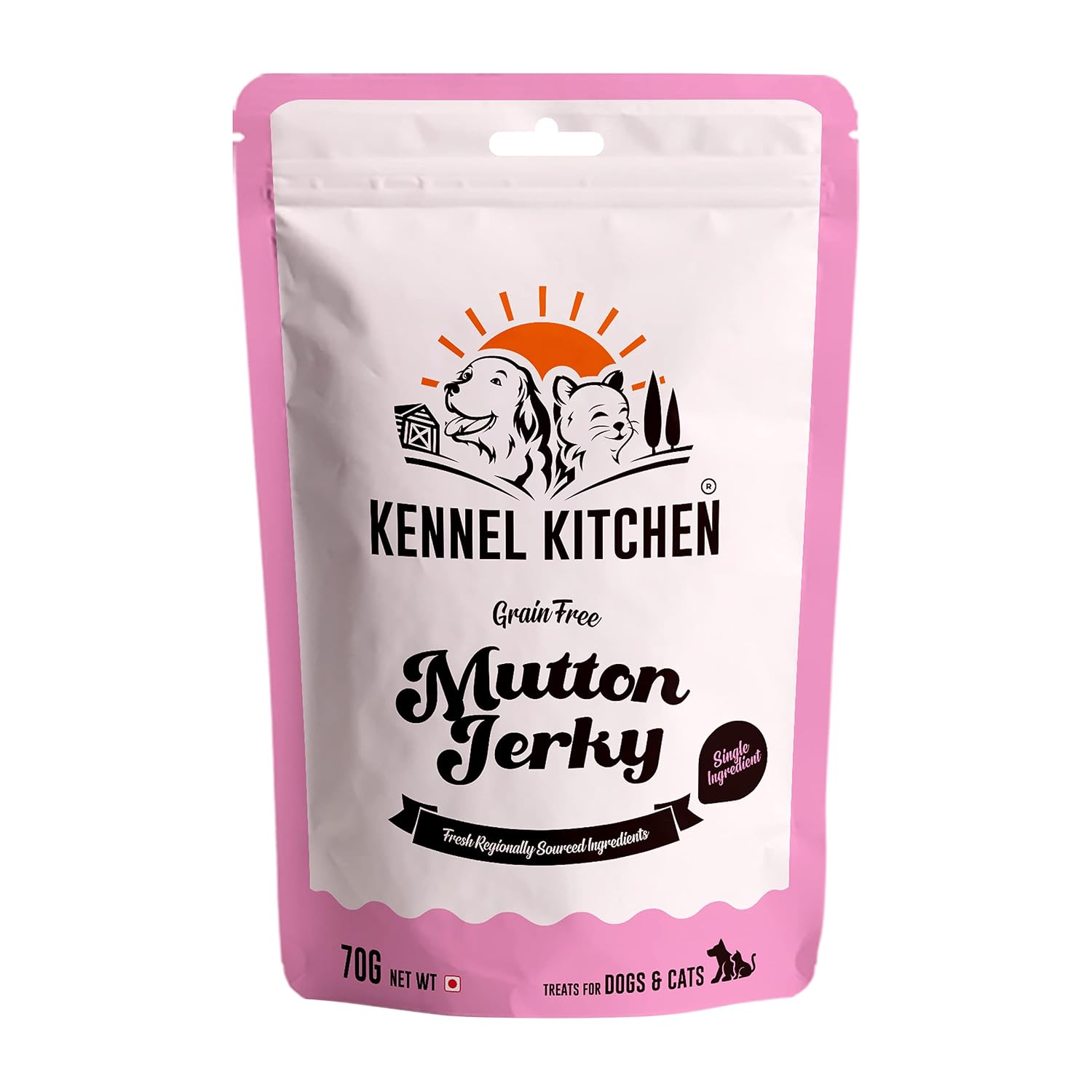 KENNEL KITCHEN MUTTON JERKY 70G