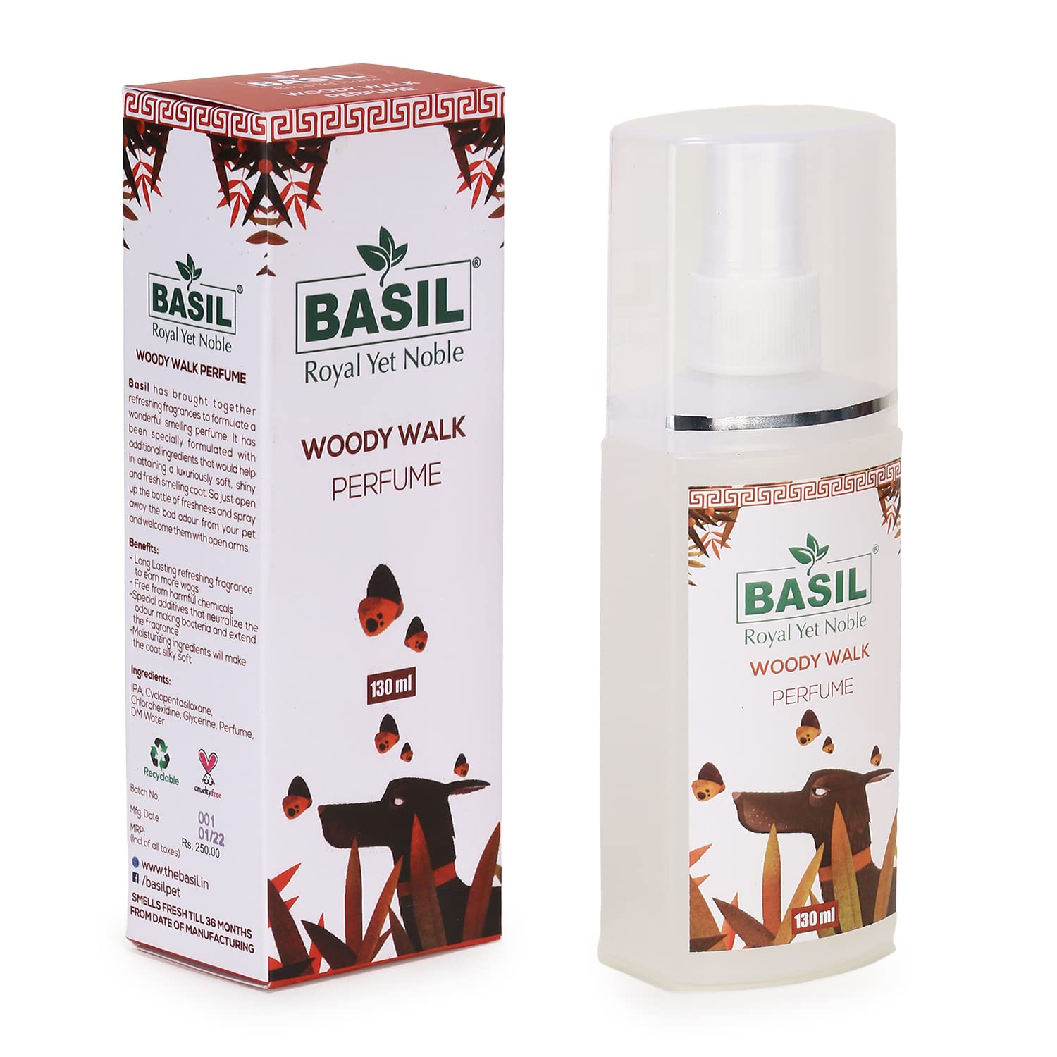 BASIL PERFUME WOODY WALK 130ML