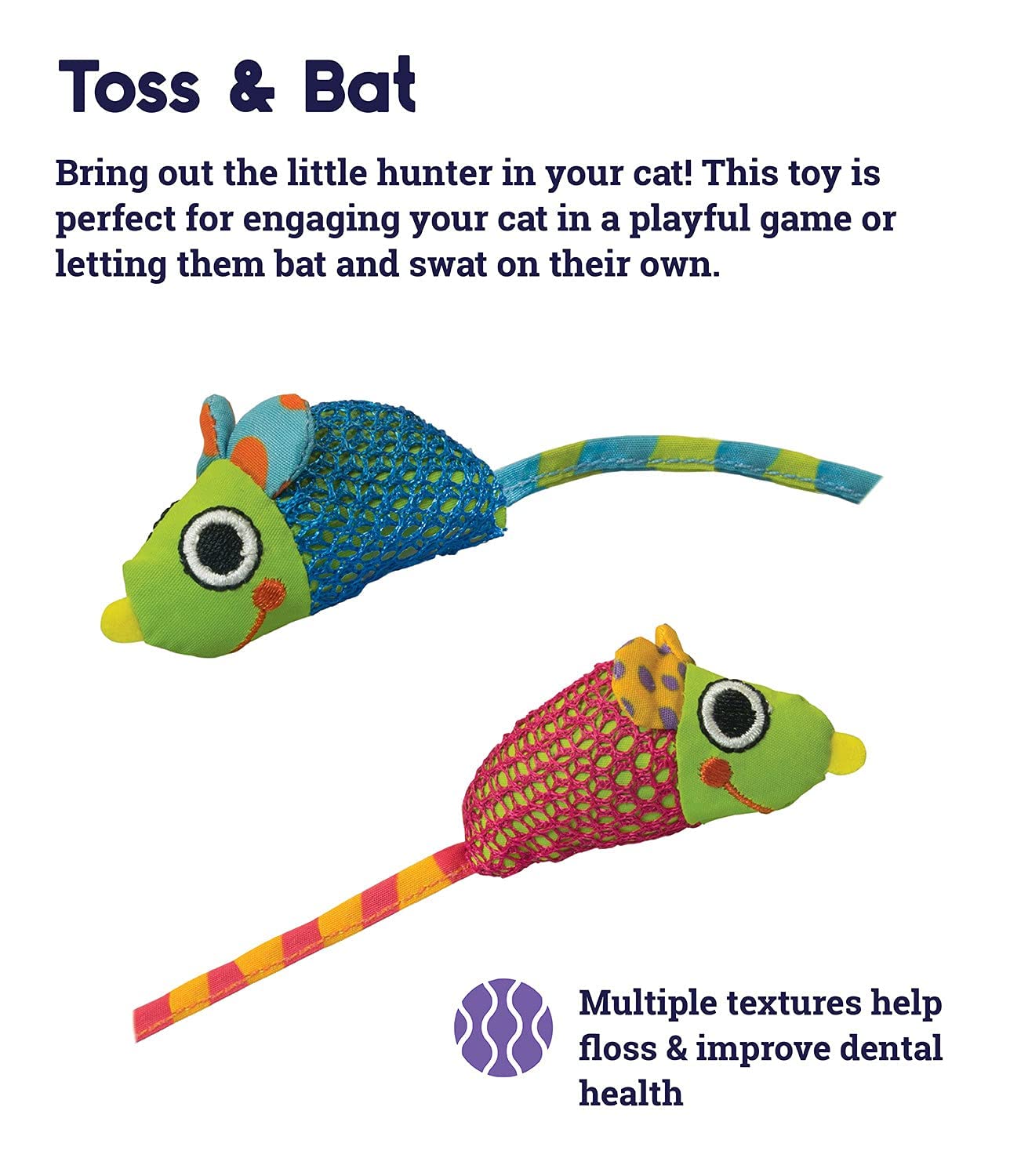 CATNIP CHEW MICE