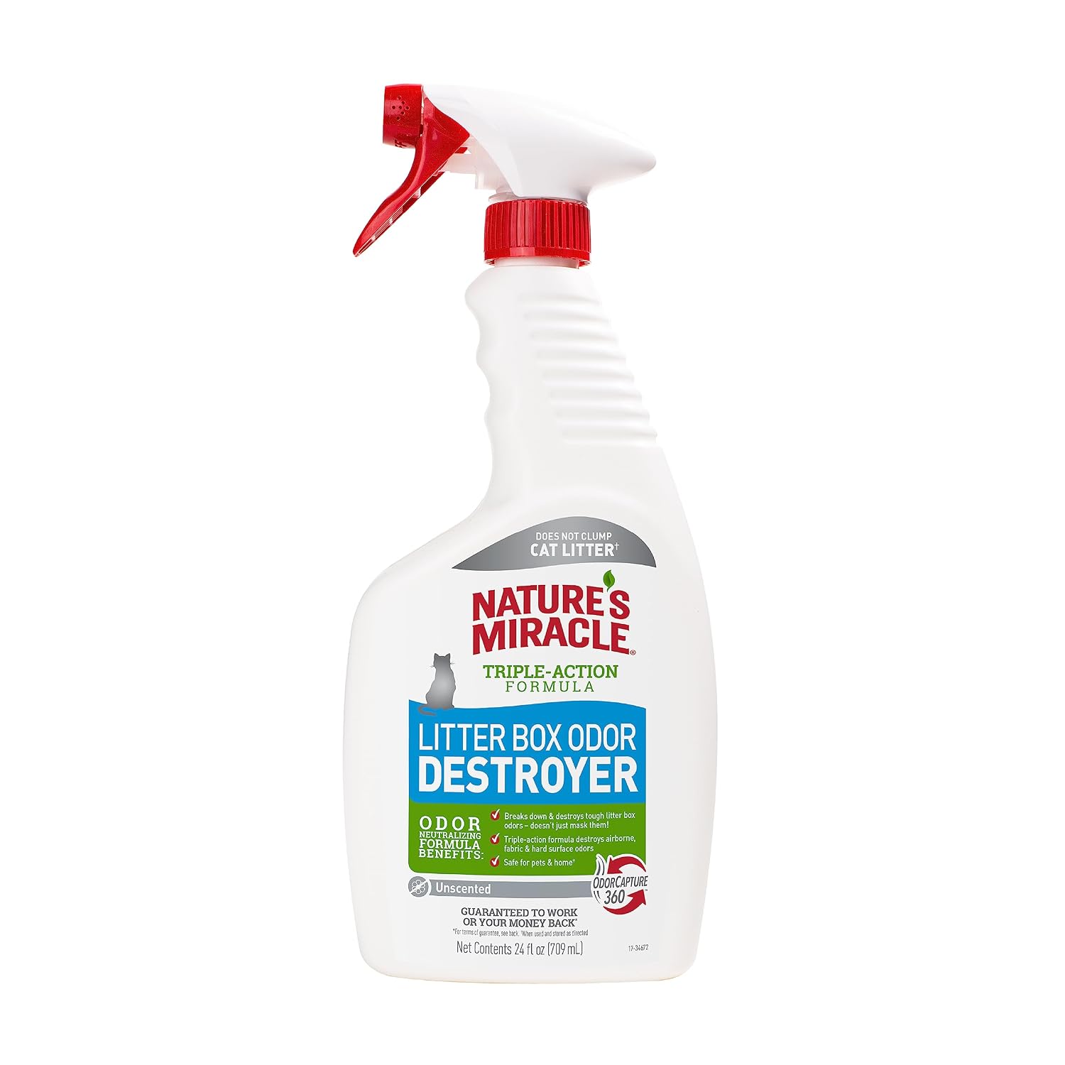 NATURES MIRACLE JFC LITTER PAN ODOUR DESTROYER UNSCENTED 24 OZ
