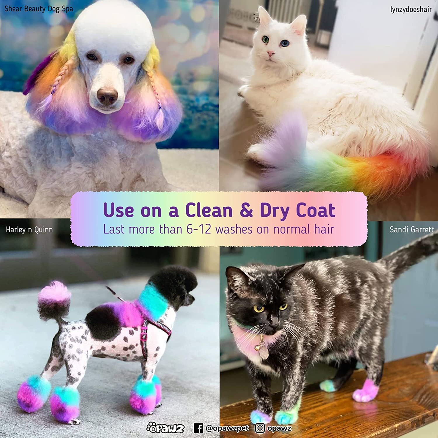 OPAWZ SEMI PERMANENT PET HAIR DYE STRAWBERRY RED 150G