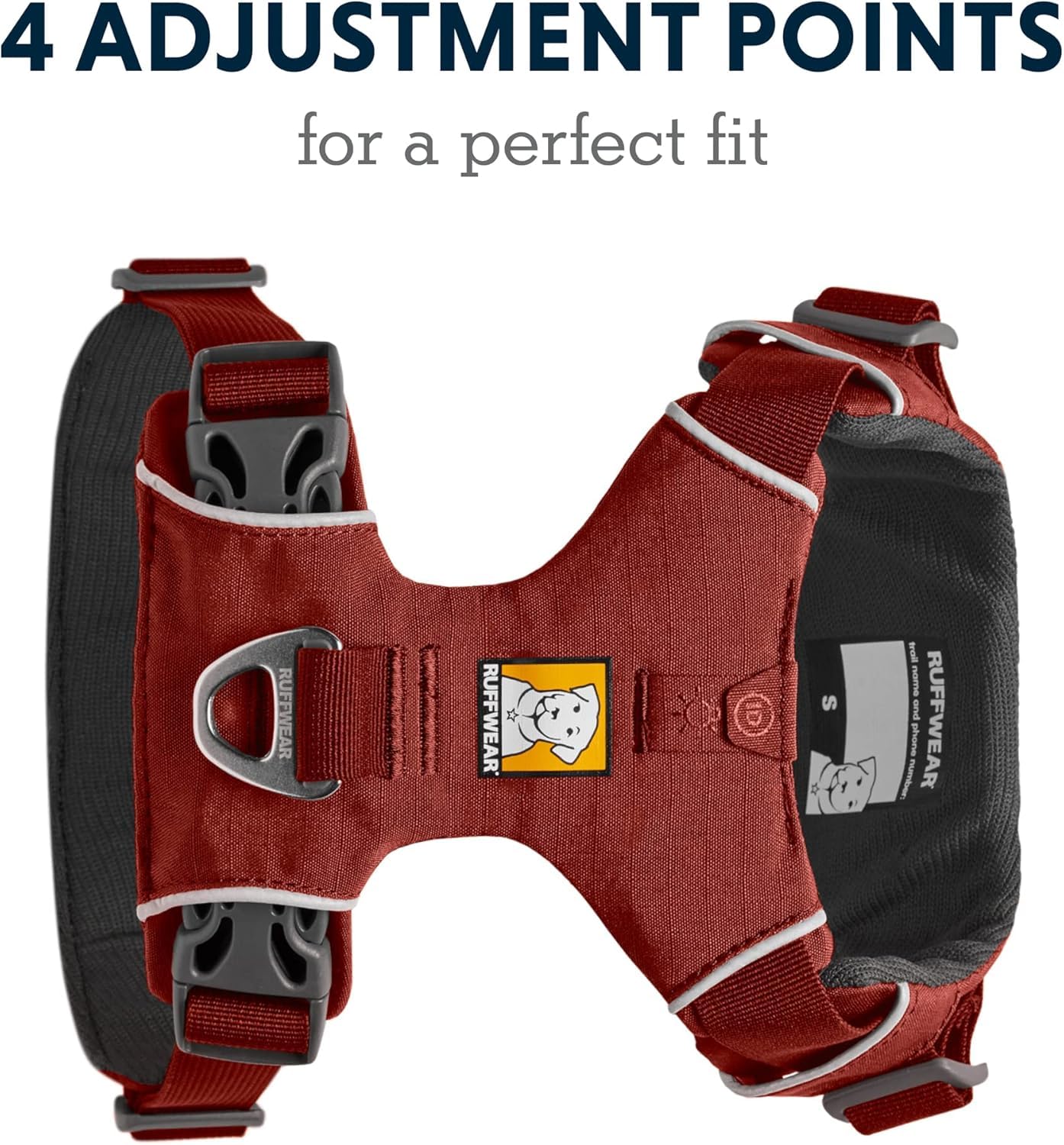 RUFFWEAR FRONT RANGE HARNESS RED CLAY SMALL