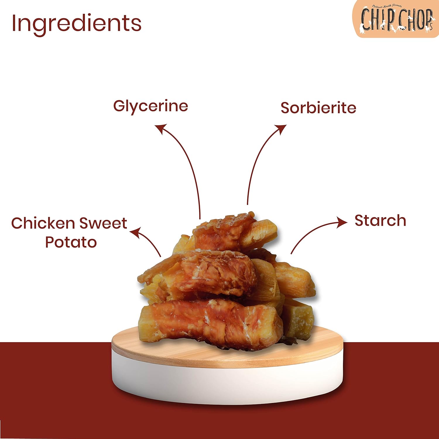 CHIP CHOP SWEET POTATO CHICKEN 70G