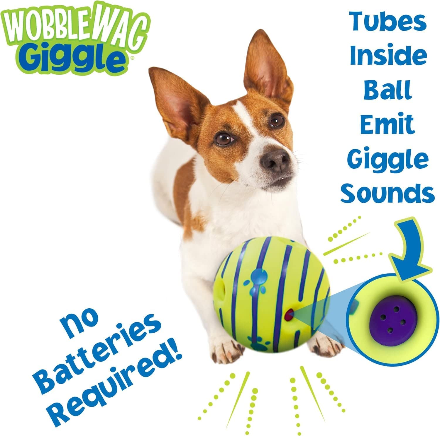 PW WOBBLE WAG INTERACTIVE DOG BALL