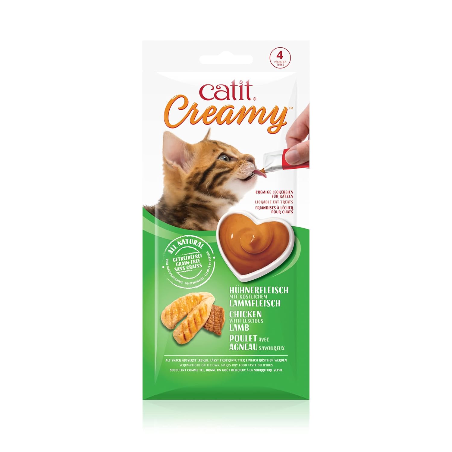 CATIT CREAMY CHICKEN LAMB 40G