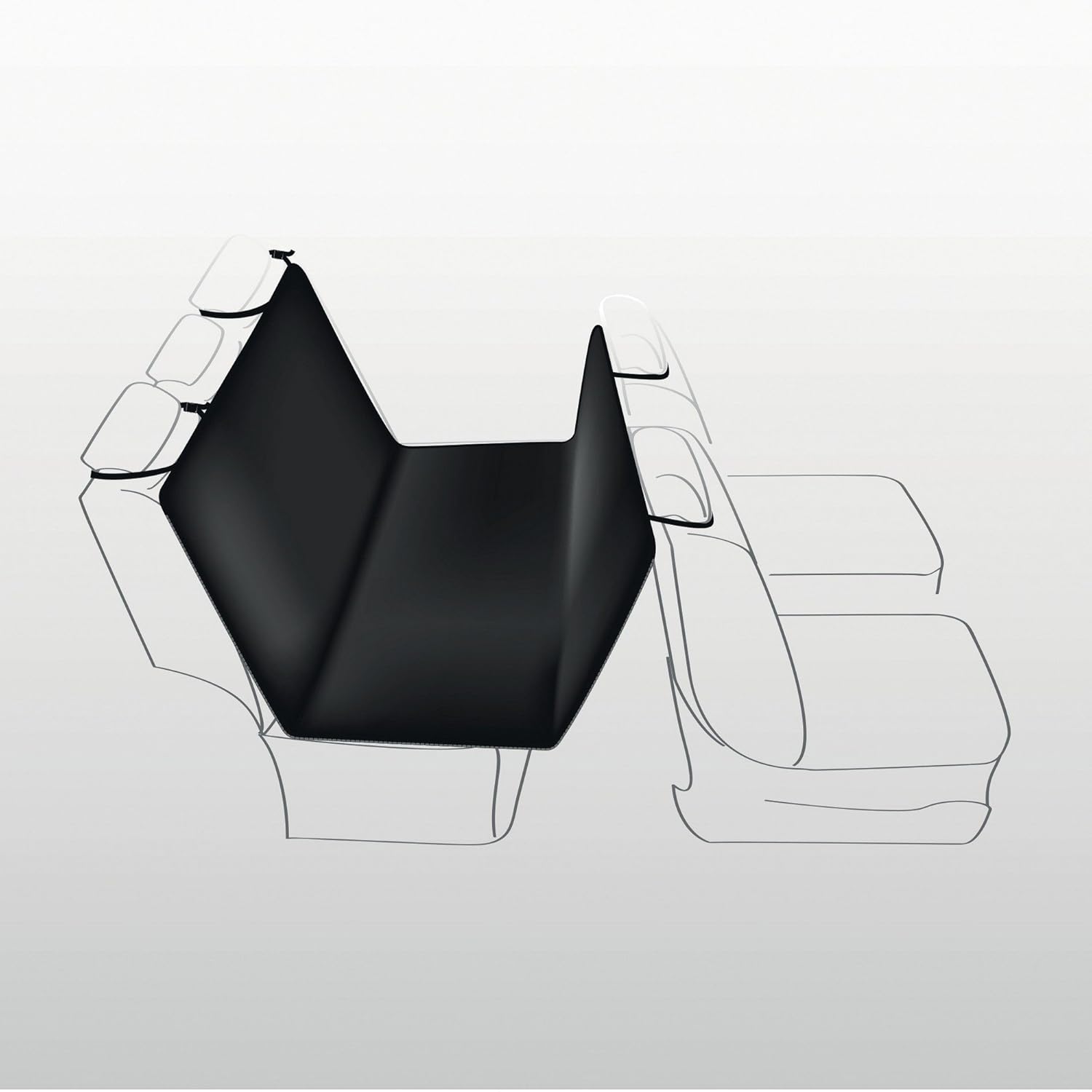 CAR SEAT COVER 1.40X1.45M BLACK BEIGE