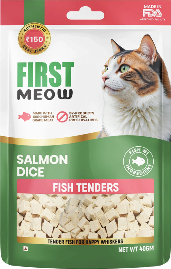 FIRST MEOW TUNA DICE 40G
