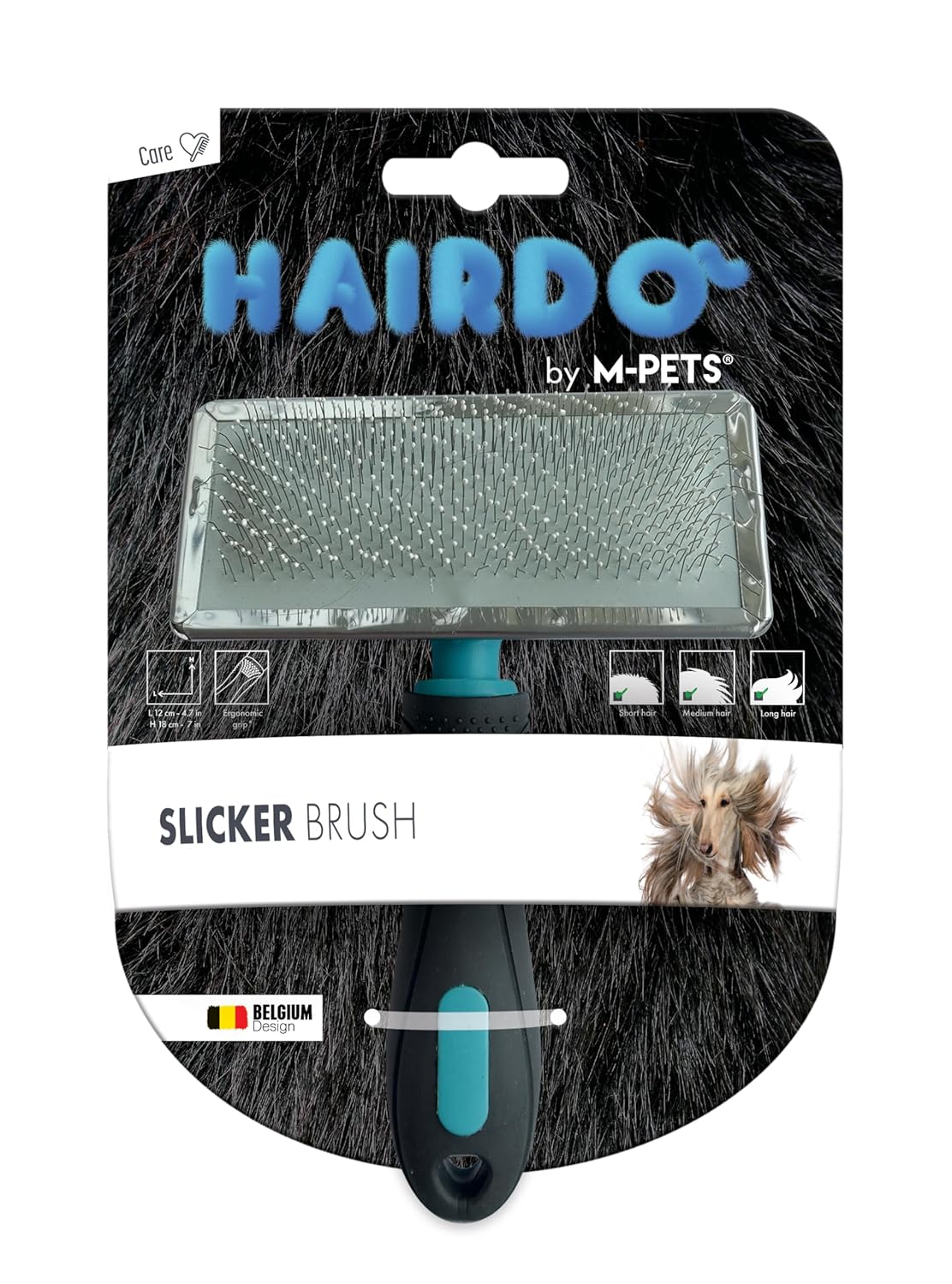 M PETS SLICKER BRUSH 12 X 18CM